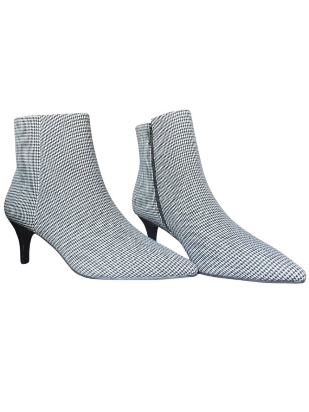 Le Chateau Gingham Heeled Boots